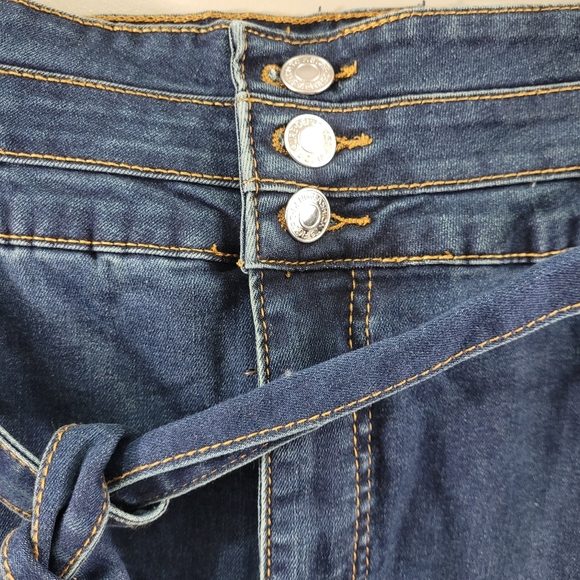 Fashion To Figure Jeans Size 28 Womens Plus Size New WIth Tags Waist 50" Stretch - Picture 11 of 13